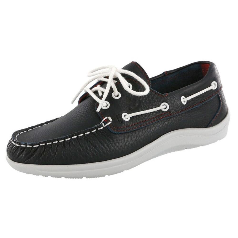 SAS | Size 7 Catalina Lace Up Boat Shoe Tripad Comfort Made in USA Navy